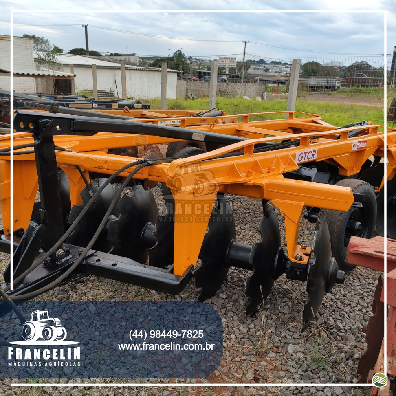 IMPLEMENTOS AGRICOLAS GRADE ARADORA ARADORA 14 DISCOS Francelin Máquinas Agrícolas UMUARAMA PARANÁ PR